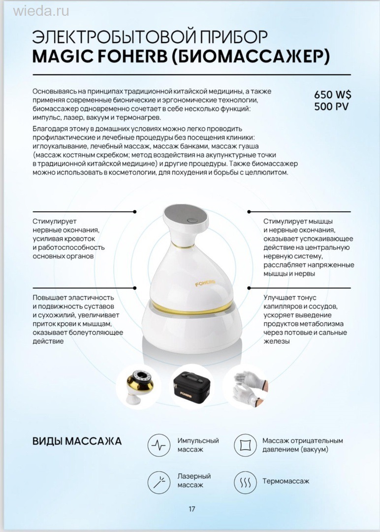 Whieda каталог с ценами